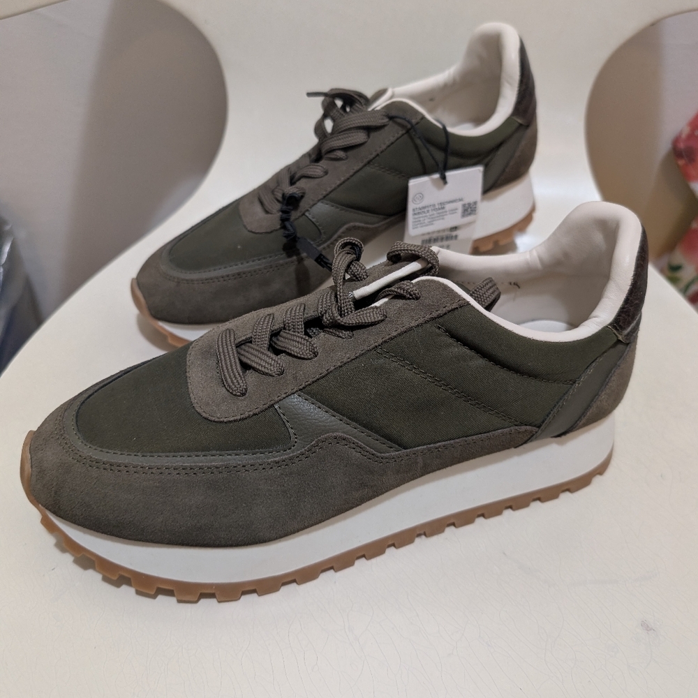 Zara Dark Green Sneakers